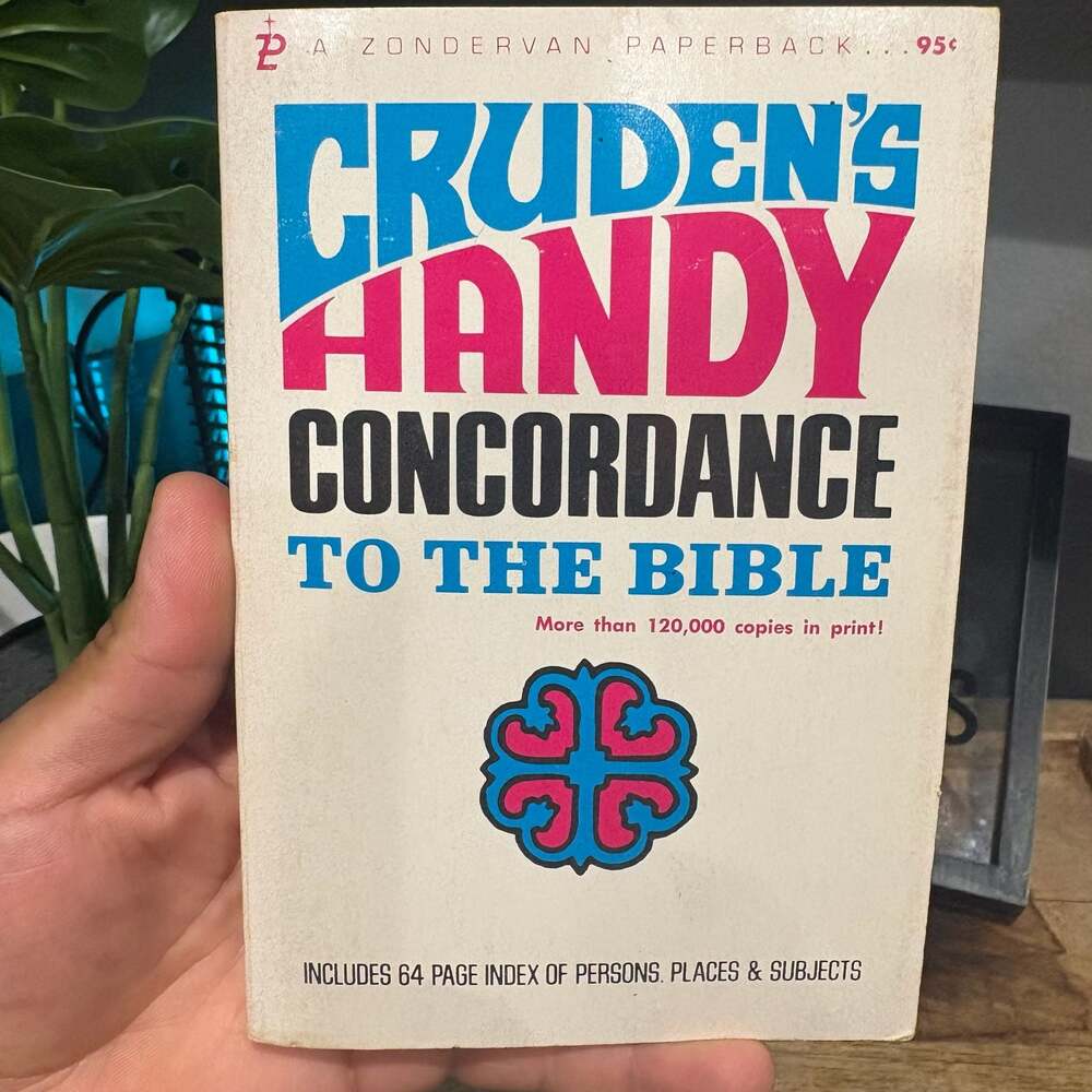 Cruden's Handy Concordance to the Bible (Zondervan Paperback)
